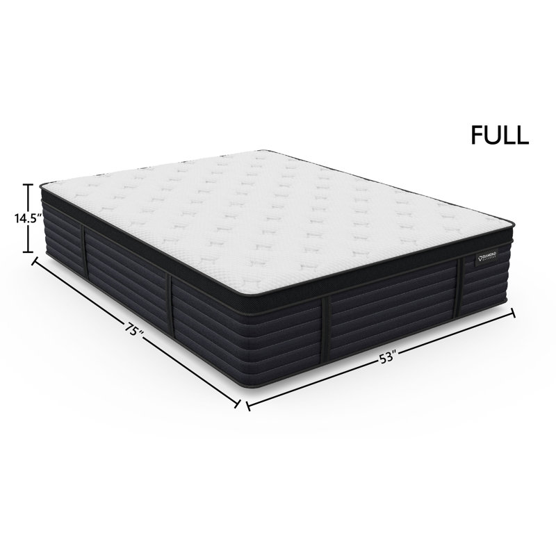 Diamond Mattress 14.5'' Firm Mattress Wayfair